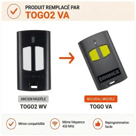 Télécommande BENINCA TOGO2 WV
