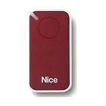 Télécommande NICE INTI1R NOUVEAU 433.92 MHz coloris rouge (Compatible avec One2 et Flo2rs)