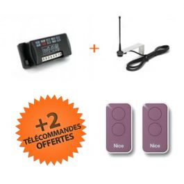 NICE FLOX2R Universele radio-ontvanger 2-kanaals rolling code 433,92