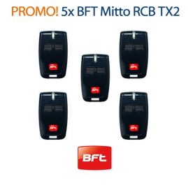 Lot de 5 Télécommandes BFT Mitto RCB TX2