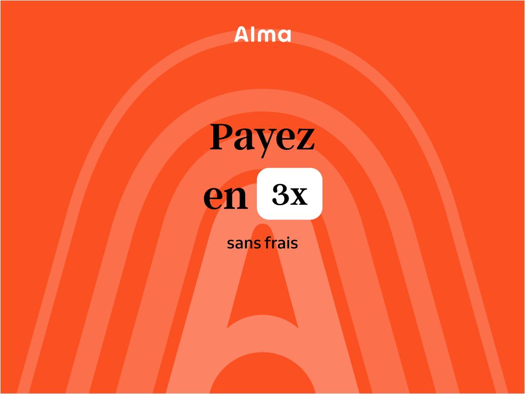 Paiement en 3fois sans frais avec Alma